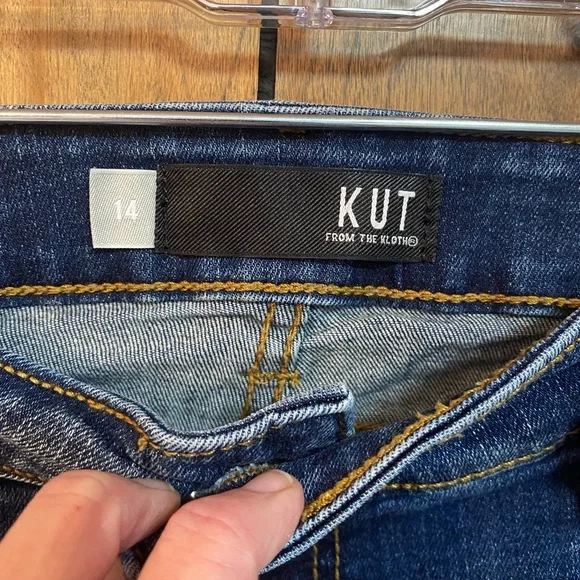 Kut from the Kloth Dark Wash Skinny Jeans - Picture 2 of 3